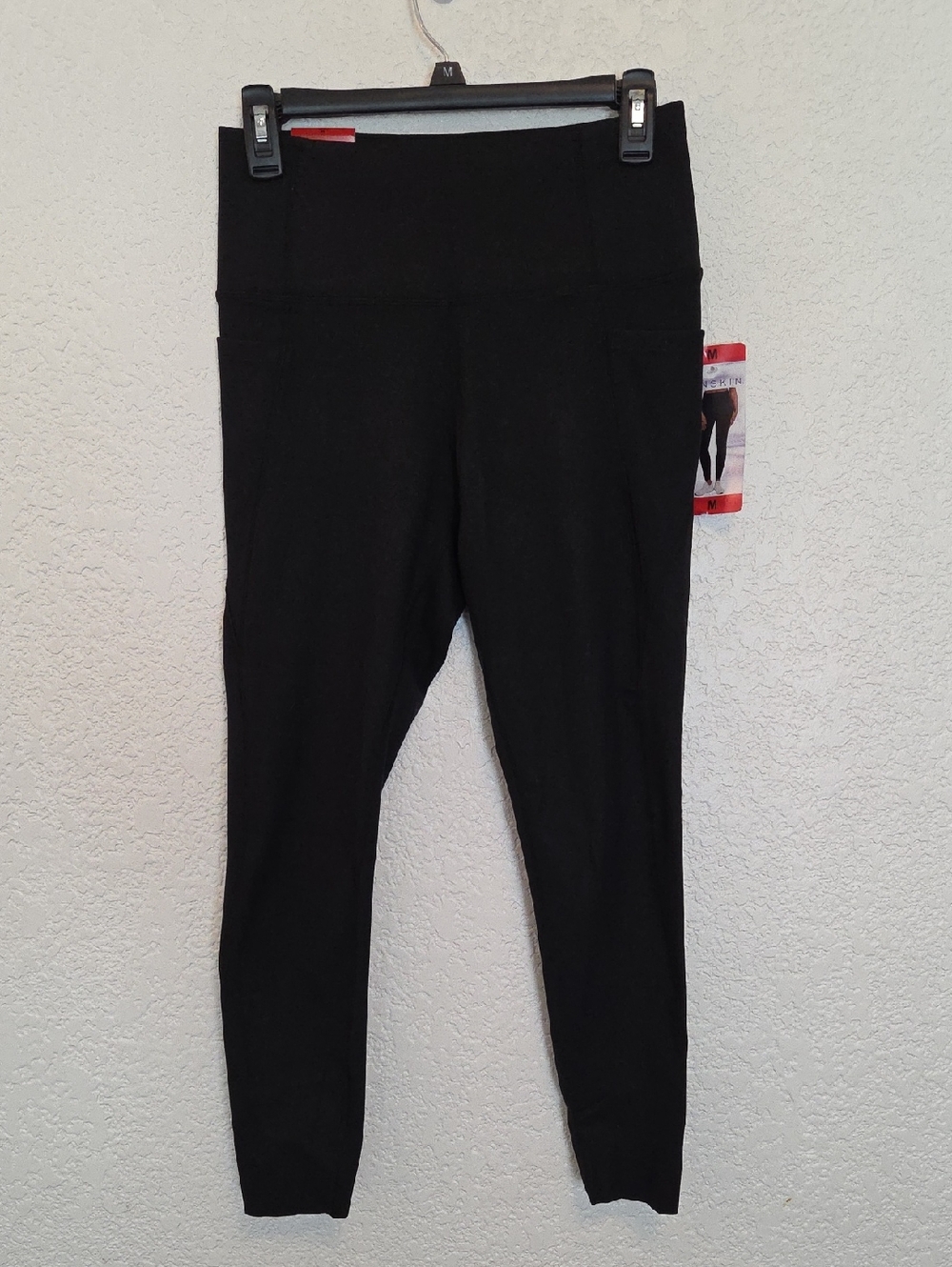 Danskin Black High-Waist Leggings, M